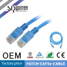 Câble de cordon de raccordement cat5e SIPU haute qualité avec eia tia 568 a norme